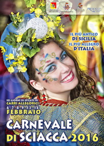 Manifesto Carnevale di Sciacca 2016