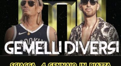 CONCERTO dei “GEMELLI DIVERSI” in PIAZZA SCANDALIATO