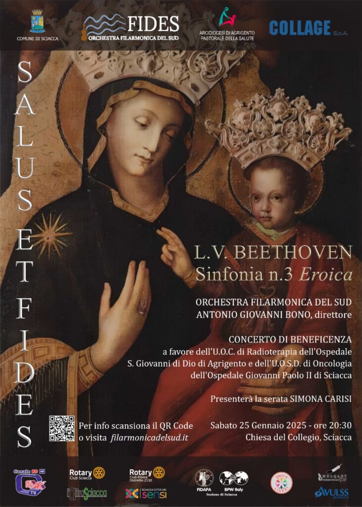 Concerto di beneficenza dell’Orchestra Filarmonica del Sud