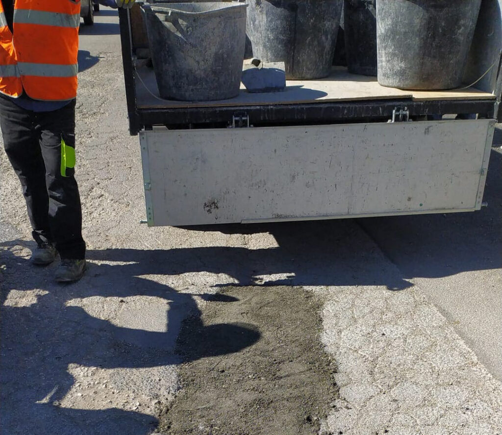 Manutenzione strade, interventi di riparazione