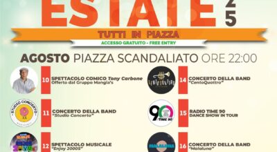 Sciacca Estate, “Tutti in piazza” Angelo Scandaliato