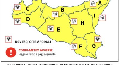 Meteo, allerta gialla (attenzione)