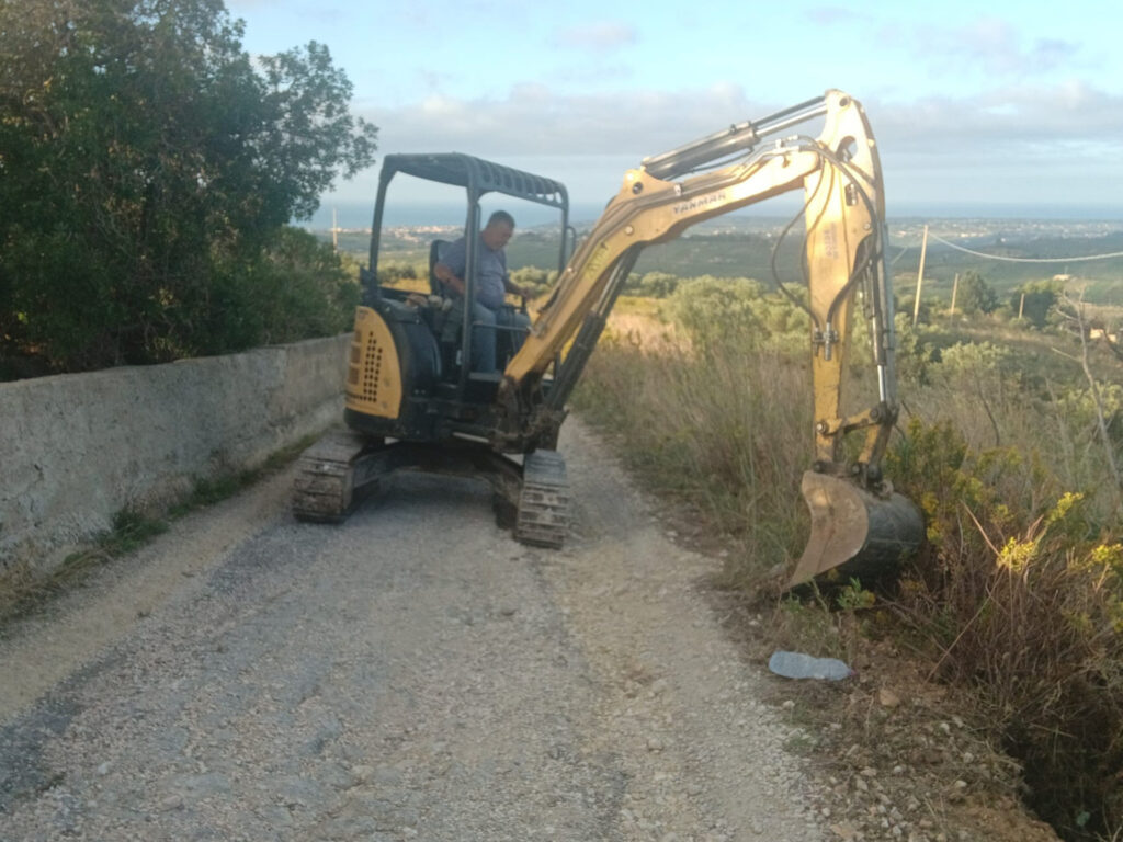Interventi su strade a Nadore e Lazzarino