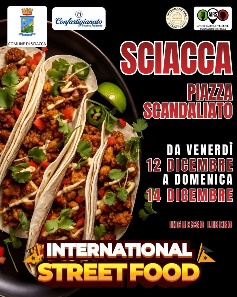 International street food, in piazza Scandaliato i sapori del mondo