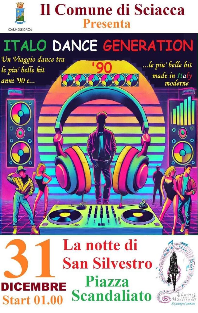 Capodanno, notte dance in piazza Scandaliato