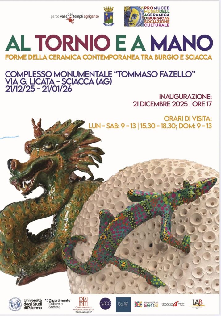 Ceramica contemporanea di Sciacca e Burgio in mostra al Museo del Mare