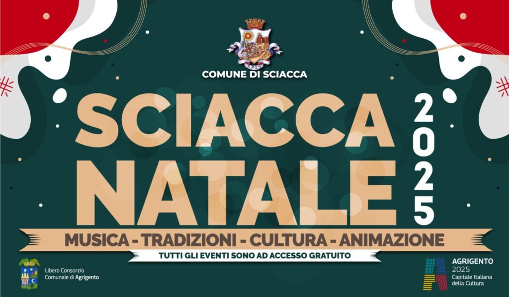 Sciacca Natale 2025, il cartellone degli eventi
