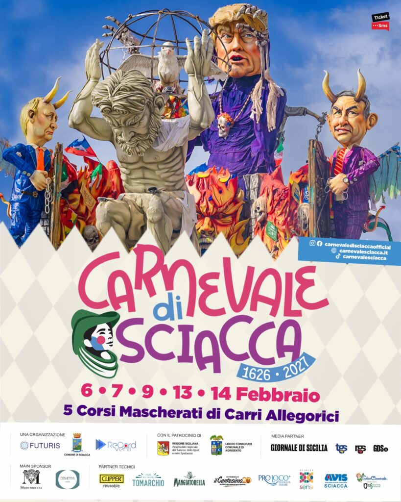 Carnevale di Sciacca, il manifesto dell’edizione 2027