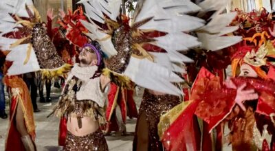Spettacolo dei gruppi mascherati del Carnevale di Sciacca
