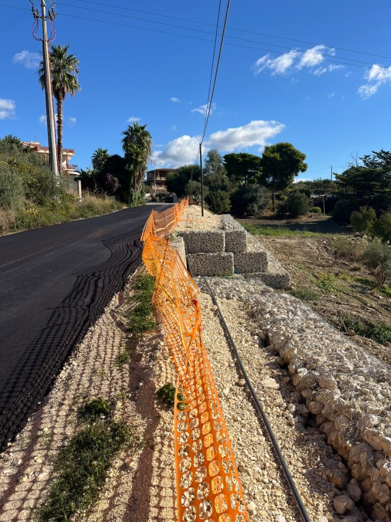 Viabilità contrada Bordea, ultimati lavori di messa in sicurezza